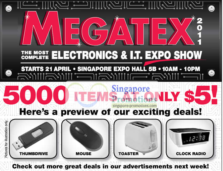 Courts Megatex 2011 @ Singapore Expo 21 – 24 Apr 2011 Singapore