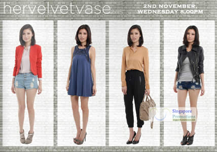 Her Velvet Vase New Fall/Winter Launch On 2 Nov 2011 Singapore